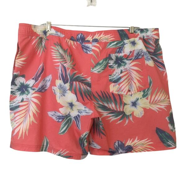 Goodfellow & Co XXL Hawaiian Swim Trunks Water Shorts Elastic Drawstring Waist - Picture 2 of 5
